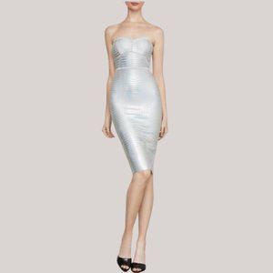 NEW W/ TAG - BCBG Maxazaria Dress - Color Metallic Hologram - Size M